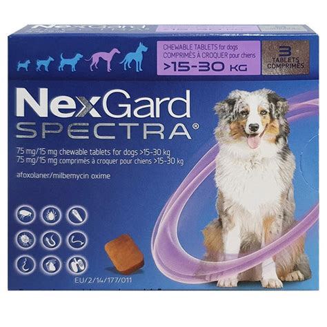 Boehringer Ingelheim Nexgard Spectra 15-30kg For Dogs – Paw Store