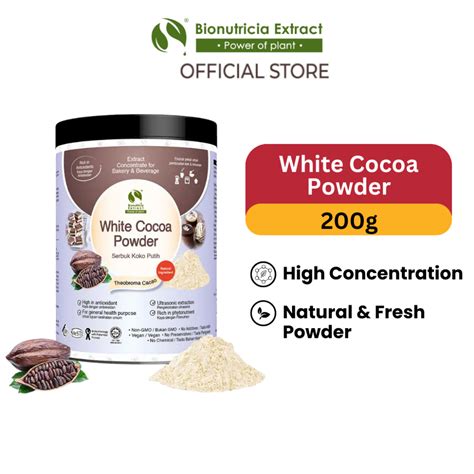 Bionutricia White Cocoa Powder 200g | Shopee Malaysia