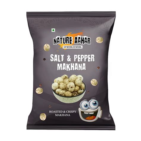 NATURE AAHAR Roasted & Flavored Makhana I gram, Flavoured Crispy ...