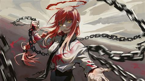 1920x1080 Resolution Chainsaw Man HD Makima 1080P Laptop Full HD Wallpaper - Wallpapers Den