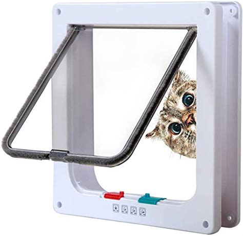 Rikounan Easy Installation Quiet Pet Interior Exterior Flap Doors with ...