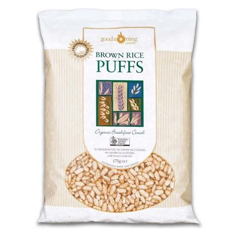 Good Morning Cereals Brown Rice Puffs 175g | Healthylife
