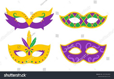 Mardi Gras Masks Clip Art