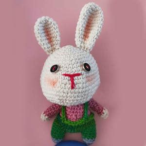 钩针教程，超可爱小萌物，玩偶小白兔的钩织方法