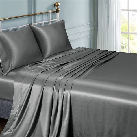 Satin Sheets King Bed at Victoria Dearth blog