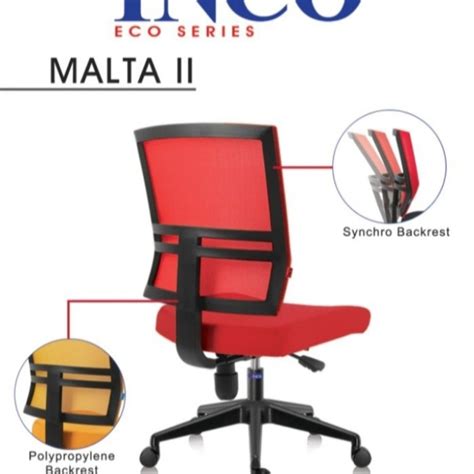 Jual Kursi kerja staff kursi kantor Indachi INCO MALTA II - Jakarta ...