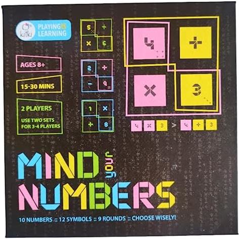 Buy Kitki Mind Your Numbers Math Game for Kids of Ages 8-15 Years ...