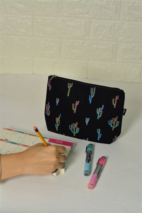 Large Zipper Tote (Night Garden) & Cosmetic Pouch (Cactiverse) – Ecoright