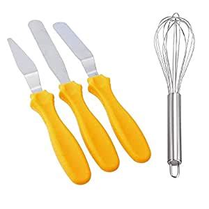 Buy Happy Crew Multipurpose 3 Pieces Stainless Steel Cake Icing Knife ...