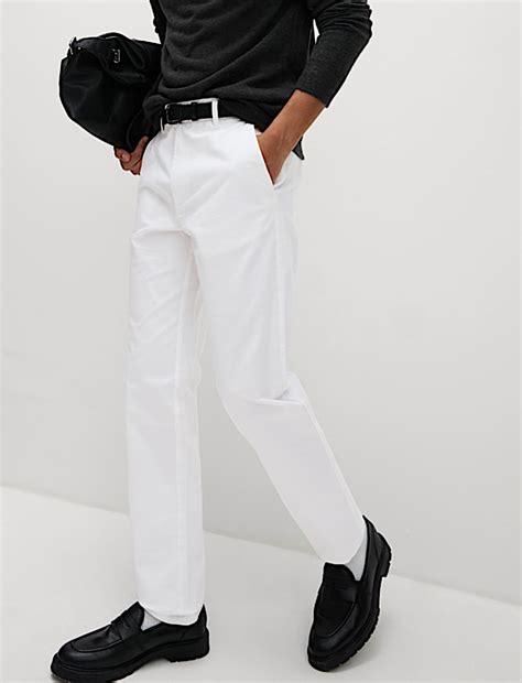 Buy Regular Fit Stretch Chino at Marks & Spencer