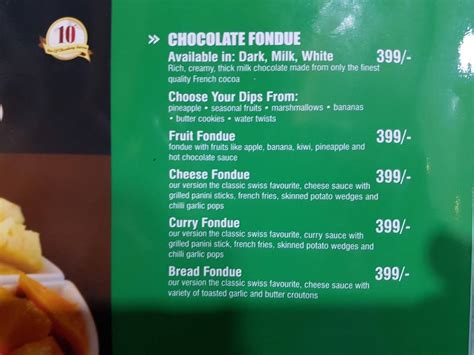 Menu at The Chocolate Room, Vijayawada, 54-15-11B
