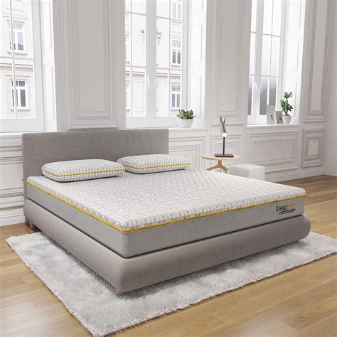 SleepSmith Orthopedic Single Size Mattress – 72x35x6 Inches | 3-Zone ...