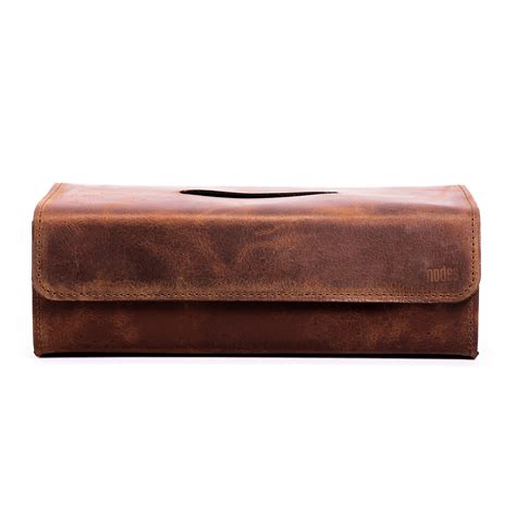 Spotless - Leather Tissue Holder – Nodes