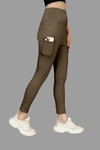 WOMEN MODE Self Design Women Dark Green Tights - Buy WOMEN MODE Self ...