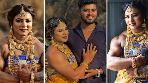 IN PICS | Chitra Purushotam, the 'Bodybuilder Bride' in saree!- The Week
