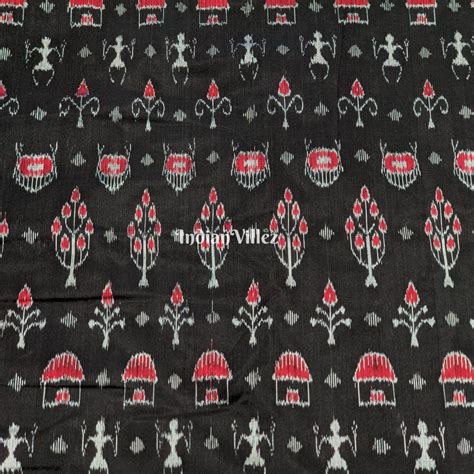 Ikat Silk Fabric: Buy Pure Odisha Handloom Silk Ikat Fabric Online ...