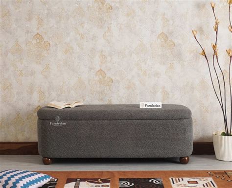Buy Online PebbleSoft Storage Bench Trunk Box
