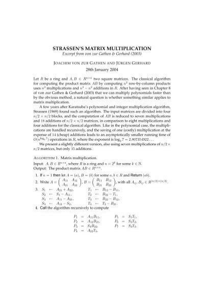 Strassen's Matrix Time Complexity 的图像结果
