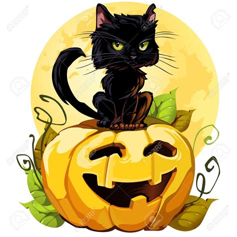 Halloween Black Cat Clipart at GetDrawings | Free download