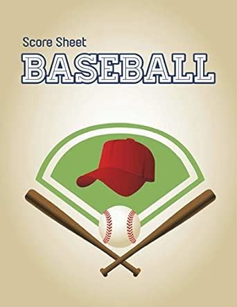 Baseball Score Sheet: Baseball Game Record Keeper Book, Baseball Score ...
