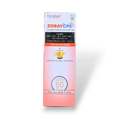 Zoray CPS Complete Protection Sunscreen Gel Broad Spectrum SPF 50 PA++