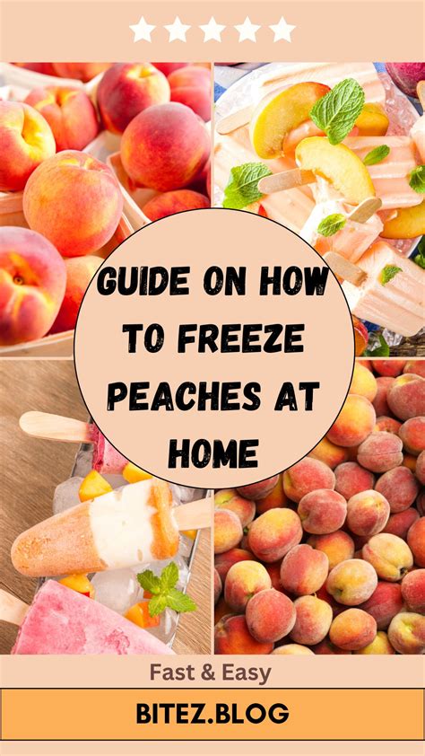 Peach Perfect: Guide On How To Freeze Fresh Peaches - BITEZ