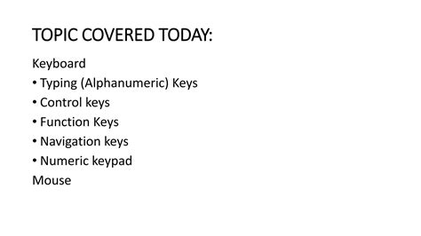 Basic Computer Input Devices 的图像结果
