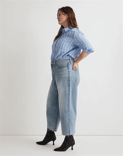 The Plus Perfect Vintage Wide-Leg Crop Jean | Madewell