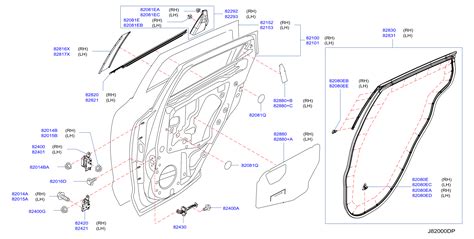 2024 Nissan Frontier Door Shell (Left, Rear). Door Shell - H210A-1KAMA ...