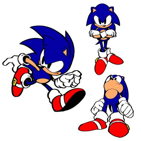 How To Draw Sonic And Classic Sonic