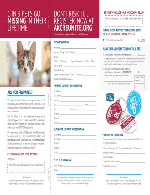 2013 NC AKC Reunite Enrollment Form Fill Online, Printable, Fillable ...
