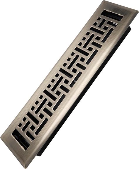 Howeall 2x12 Inches Heavy Duty Walkable Floor Register Easy Adjust Air ...