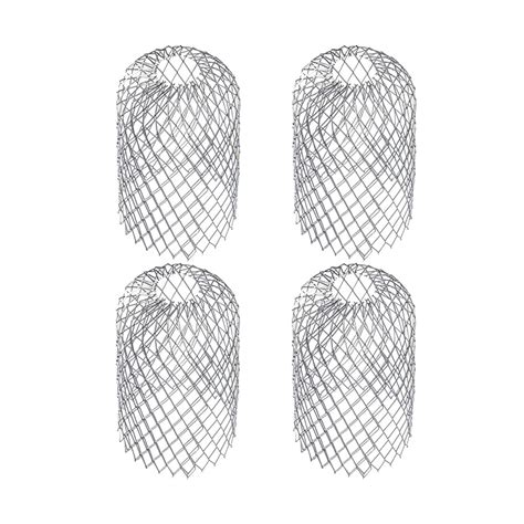 Buy 4 Pcs Metal Gutter Guards Expandable Gutter Strainer Leaf Filter ...