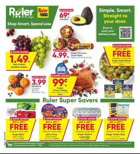 Ruler Foods Weekly Ad (10/29/25 - 11/11/25) & Flyer Preview - EveryPayJoy