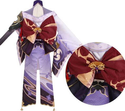 Buy LTAKK Baal Cosplay Costume Raiden Shogun Baal Cosplay Halloween ...