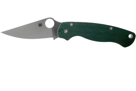 Spyderco Paramilitary 2 CPM S45VN C81GPFGR2 Forest Green Sprint Run pocket knife ...