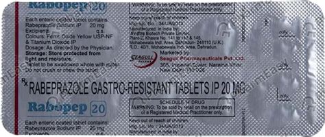 Rabopep 20 MG Tablet (10): Uses, Side Effects, Price & Dosage | PharmEasy