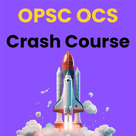 Crash Course for OPSC OCS (Odisha) - Books, Notes, Tests 2026-2027 Syllabus