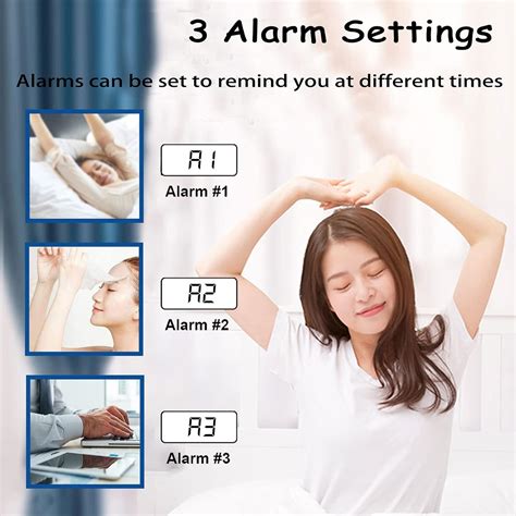 Buy Small Digital Clock,Wooden Alarm Clock for Bedrooms Bedside Table ...