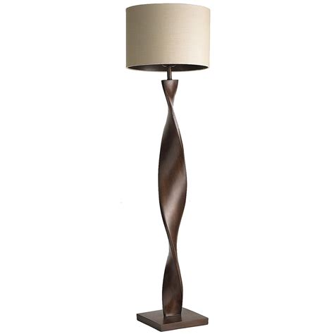 Wood Twist Floor Lamp - Foter