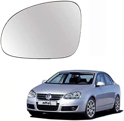 MACZO - orvm Left (Passenger) Side Rear View Mirror Glass for vw Jetta ...