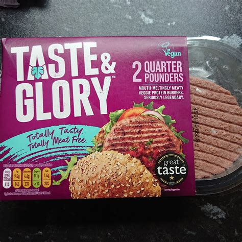 Taste & Glory Burgers from Taste & Glory - Vegan Product Reviews ...