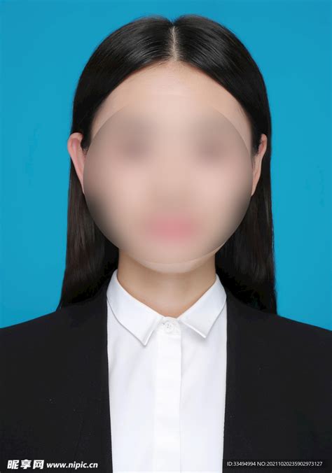 证件照女服装设计图__其他模板_摄影模板_设计图库_昵图网nipic.com