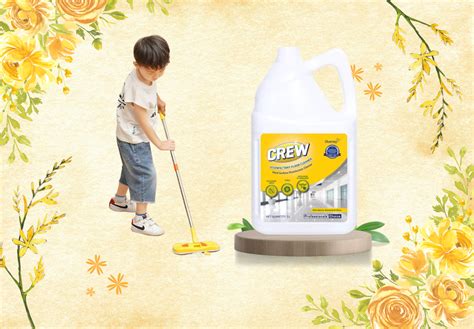 How to use Crew Disinfectant Floor Cleaner Citrus