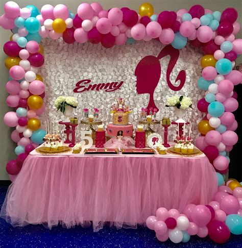 Barbie Birthday Decoration Barbie Party Decorations, Barbie Theme Party ...