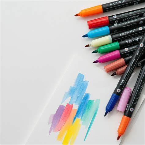 Why You Should Use Watercolor Markers | Kaywin