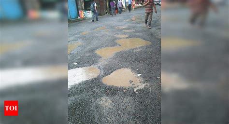 Road Bad Condition. - Times of India