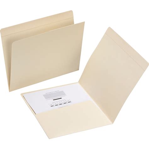 Smead File Folders with Pocket, Manila, 50 / Box (Quantity) - Walmart ...
