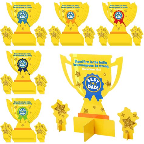Buy Colarr 24 Set her's Day Trophy op Craft Kit for Kids DIY her's Day ...