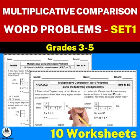 Grade 4 Additive or Multiplicative Comparison Word Problems 的图像结果